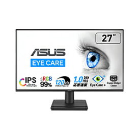 ASUS(エイスース) PCモニター Eye Care VA279HG ［27型 /フルHD(1920×1080) /ワイド /120Hz］ VA279HG