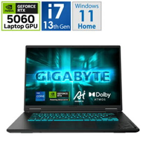 GIGABYTE(MKoCg) GAMING A16 CVHI3JP864SH Q[~Om[gp\R GAMING A16 GA6H(RTX 5060) ubNX`[ m16.0^ /Windows11 Home /intel Core i7 /F32GB /SSDF1TB /{ŃL[{[h /2025N7f