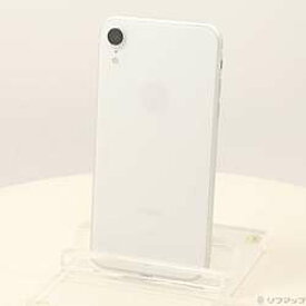 【中古】Apple(アップル) iPhoneXR 64GB ホワイト MT032J／A SIMフリー【291-ud】
