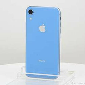 【中古】Apple(アップル) iPhoneXR 64GB ブルー MT0E2J／A SIMフリー【291-ud】