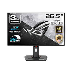 ASUS(GCX[X) XG27UCDMG USB-Cڑ Q[~Oj^[ ROG Strix OLED m26.5^ /L@EL 4K(3840×2160j /Ch /240Hzn XG27UCDMG