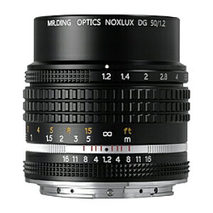 MR.DING MR.DING Noxlux DG 50mm F1.2 �j�R��Z�}�E���g �u���b�N �m�j�R��Z /�P�œ_�����Y�n NoxluxDG50/1.2NZE [����s��]