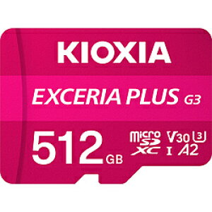 KIOXIA EXCERIA@PLUS@G3@microSDXCJ[h EXCERIAiGNZAj KMUH-C512G mClass10 /512GBn KMUHC512G