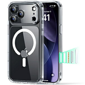ESR iPhone 17 Pro (6.3C`jMagSafeΉA~^[O[hn[hP[X NA 1A86300101-Clear 1A86300101