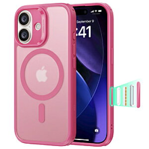 ESR iPhone 17 (6.3C`jMagSafeΉA~^[O[hn[hP[X tXgsN 1A86100501-Frosted Pink 1A86100501