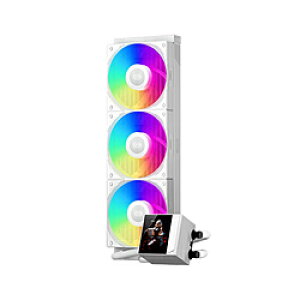 PCCOOLER ����CPU�N�[���[ 120mm�t�@��x3 [LGA115X/1200/1700/1851�EAM4/AM5] DC360 PRO ARGB Display �z���C�g DC360-ARGB-WH DC360ARGBWH �ysof001�z [�U���s��] [����s��]