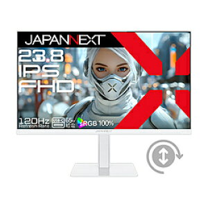 JAPANNEXT USB-C�ڑ� PC���j�^�[ �z���C�g JN-238IPS120F-HSPC6-W �m23.8�^ /�t��HD(1920×1080) /���C�h /120Hz�n JN238IPS120FHSPC6W
