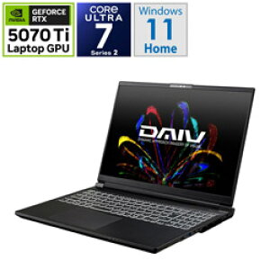 mouse(}EXRs[^) DAIV/16/Core Ultra 7 255HX/RTX 5070 Ti/64/2/w11 N6I7G7TBC42U2H m16.0^ /Windows11 Home /intel Core Ultra 7 /F64GB /SSDF2TB /{ŃL[{[hn N6I7G7TBC42U2H