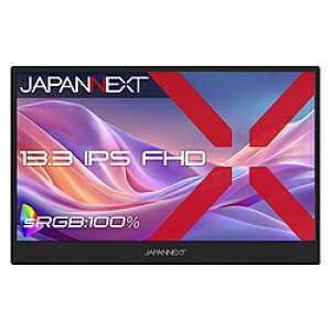 JAPANNEXT USB-C�ڑ� ���o�C�����j�^�[ JN-MD-IPS133F �m13.3�^ /�t��HD(1920×1080) /���C�h /60Hz�n JNMDIPS133F