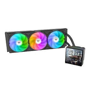 Thermaltake ����CPU�N�[���[ 120mm�t�@��x3 [LGA2066/2011-3/2011/1851/1700/1366/1200/1156/1155/1151/1150�EAM5/AM4] TH360 V3 Ultra ARGB Sync Black �u���b�N CL-W474-PL12SW-A CLW474PL12SWA