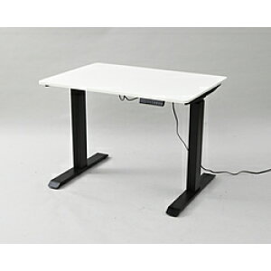 ���}�[�� �d�����~�f�X�N [W1000xD700xH710�`1170mm] �X�^���_�[�h �}�b�g�u���b�Nx�V�F�z���C�g ELD-FS(MBK)/T1000(WH) ELD-FS/T1000