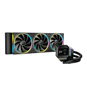 DEEPCOOL ����CPU�N�[���[ 120mm�t�@��x3 [LGA1851/1700/1200/1155/1151/1150�EAM5/AM4] LM360 �u���b�N R-LM360-BKDMMC-1 RLM360BKDMMC1