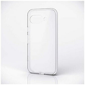 ELECOM(�G���R��) Google Pixel 9a �P�[�X �n�C�u���b�h �J�o�[ �Ռ��z�� �J���������Y�ی�݌v ���C�����X�[�d�� �X�g���b�v�z�[���t �w�ʃ}�b�g �ɂݐ݌v PMP251HVCKMCR