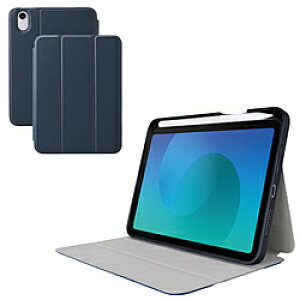 ELECOM(�G���R��) iPad mini �P�[�X 8.3�C���` ( A17 Pro ) / ��6���� �}�O�l�b�g���t���b�v �J�o�[ Apple Pencil���[ �t���[�A���O�� �X�^���h �I�[�g�X���[�v�@�\ �Ռ��z�� �l�C�r�[ �l�C�r�[ TB-A25SSANV TBA