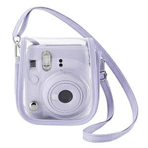 ELECOM(�G���R��) �`�F�L�P�[�X instax mini 12��p �N���A �J�����P�[�X �}�O�l�b�g���t���b�v �X�g���b�v�t �p�[�v�� IC-CCM12PU ICCCM12PU