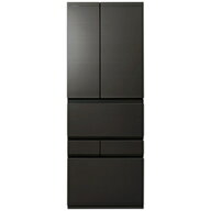 【中古】TOSHIBA(東芝) 〔展示品〕 冷蔵庫 VEGETA（ベジータ）XFSシリーズ オブシディアンブラック GR-Y6…
