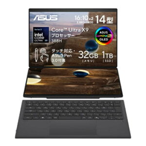 ASUS(�G�C�X�[�X) �m�[�g�p�\�R��(2���) Zenbook DUO(�^�b�`�p�l��) ���[�n�[�O���[ UX8407AA-X9H321WS UX8407AAX9H321WS