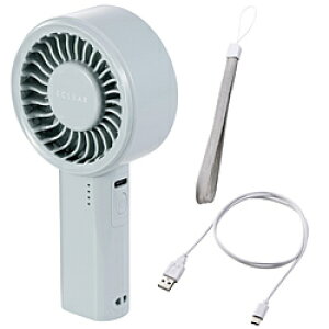 ELECOM(�G���R��) �n���f�B�t�@�� �g�ѐ�@ �R���p�N�g �啗�� 5�i�K���� USB Type-C�[�d �������SOFF �n���h�X�g���b�v�t�� �O���[�� FAN-U261GN FANU261GN