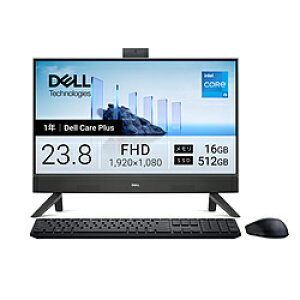 DELL(�f��) AD47-GHBC ���j�^�[��̌^�f�X�N�g�b�vPC Dell 24(EC24250) �_�[�N�V���h�E�O���[ �m23.8�^ /Windows11 Home /intel Core i5 /�������F16GB /SSD�F512GB /2026�N�t���f���n AD47GHBC