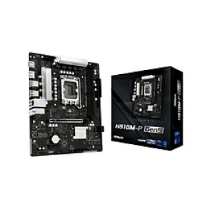 ASRock(�A�X���b�N) �}�U�[�{�[�h(LGA1851) H810M-P Gen5 �mMicroATX�n H810MPGEN5
