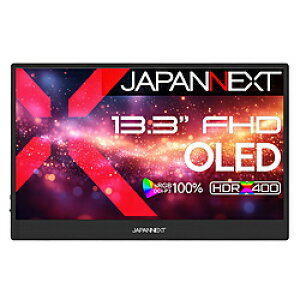 JAPANNEXT USB-C�ڑ� ���o�C�����j�^�[ JN-MD-OLED1331FHDR �m13.3�^ /�L�@EL �t��HD(1920×1080) /���C�h /60Hz�n JNMDOLED1331FHDR