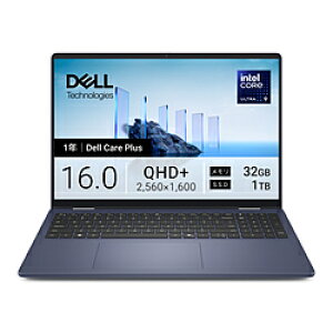 DELL(�f��) �m�[�g�p�\�R�� Dell 16 Plus 2-in-1(DB06250) �~�b�h�i�C�g�u���[ CCL96P-FWC �mCopilot+ PC /16.0�^ /Windows11 Home /intel Core Ultra 9 /�������F32GB /SSD�F1TB /���{��ŃL�[�{�[�h /2025�N�t���f���n CCL96PFWC