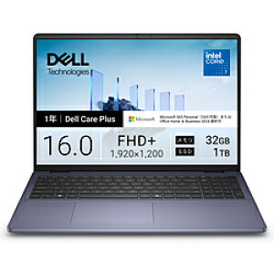 DELL(�f��) �m�[�g�p�\�R�� Dell 16(DC16251) �~�b�h�i�C�g�u���[ ND86-GNM3MC �m16.0�^ /Windows11 Home /intel Core 7 /�������F32GB /SSD�F1TB /M365 (24����) or Office �I���\ /���{��ŃL�[�{�[�h /2026�N�t���f���n N