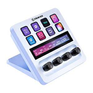 ELGATO �k�R���g���[���p�b�h�lUSB-C�ڑ� Stream Deck +(8�L�[�A4�_�C����) �z���C�g 10GBD9911-JP 10GBD9911JP �y864�z