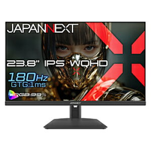 JAPANNEXT JN-IPS238G180Q2 �Q�[�~���O���j�^�[ �m23.8�^ /WQHD(2560×1440�j /���C�h /180Hz�n JNIPS238G180Q2