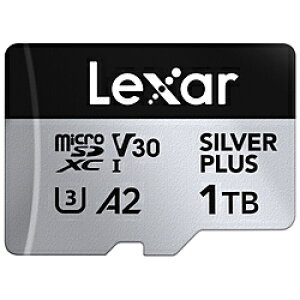 LEXAR Lexar microSDXC�J�[�h 1TB Professional SILVER PLUS�V���[�Y V30 UHS-I U3 A2 LMSSIPL001T-BNANJ LMSSIPL001T-BNANJ �mClass10 /1TB�n LMSSIPL001T-BNANJ