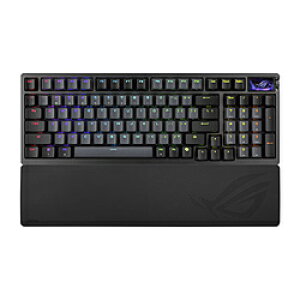ASUS(�G�C�X�[�X) �Q�[�~���O�L�[�{�[�h�{���X�g���X�g(���s�b�h�g���K�[�Ή�) ROG Azoth 96 HE Lite(�p��z��) �u���b�N ROG/AZOTH/96/HFX2/BK �m�L���E���C�����X /�p��z�� /���C�X�C�b�`�n ROGAZOTH96HFX2BK