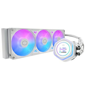 �N�[���[�}�X�^�[ ����CPU�N�[���[ 120mm�t�@��x3 [LGA1851/1700/1200/1156/1155/1151/1150�EAM5/AM4] ML 360 Atmos II LCD �z���C�g MLX-D36M-A25SZ-LW MLXD36MA25SZLW