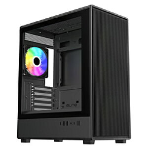 �N�[���[�}�X�^�[ PC�P�[�X [Micro ATX /Mini-ITX] Elite 350 �u���b�N E350-KGNN-S00 E350KGNNS00