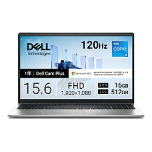 DELL(�f��) �m�[�g�p�\�R�� Dell 15(DC15250) �v���`�i�V���o�[ ND55-GWM3SC �m15.6�^ /Windows11 Home /intel Core i5 /�������F16GB /SSD�F512GB /M365 (24����) or Office �I���\ /���{��ŃL�[�{�[�h /2026�N�H�~���f��