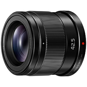 Panasonic(�p�i�\�j�b�N) �J���������Y LUMIX G 42.5mm/F1.7 ASPH./POWER O.I.S. �u���b�N H-HS043A-K �m�}�C�N���t�H�[�T�[�Y /�P�œ_�����Y�n HHS043AK [�U���s��] [����s��]