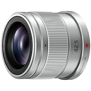 Panasonic(�p�i�\�j�b�N) �J���������Y LUMIX G 42.5mm/F1.7 ASPH./POWER O.I.S. �V���o�[ H-HS043A-S �m�}�C�N���t�H�[�T�[�Y /�P�œ_�����Y�n HHS043AS [�U���s��] [����s��]