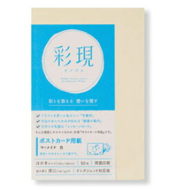 PCM竹尾 彩現 メニュー・POP用紙 マーメイド 白（A4×20枚） 1742124 1742124