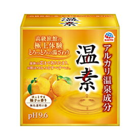 アース製薬 【温素】柚子の香り 30g×15包〔入浴剤〕