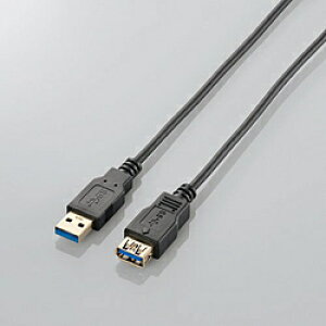 ELECOM(GR) USB3-EX20BK@ɍUSB3.0P[u(A-A) [USB3.0(A ] A)] (2.0m/ubN) USB3EX20BK [EU RoHSwߏ]