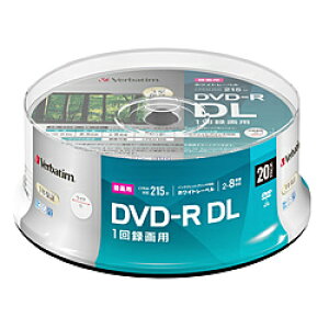 VERBATIMJAPAN ^pDVD-R DL 2-8{ 8.5GB 20yXsh / CNWFbgv^Ήz@VHR21HP20SD1-B yrbNJO[vIWiz VHR21HP20SD1B [Us] [s]