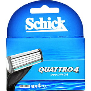 シック Schick(シック) クアトロ4 チタニウム 替刃4個入 〔ひげそり〕