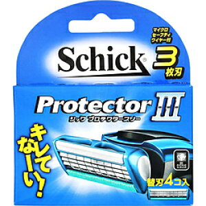 シック Schick(シック) プロテクタースリー 替刃4個入 〔ひげそり〕