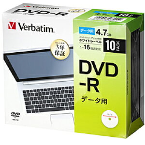 VERBATIMJAPAN 3Nۏ f[^pDVD-R 10pbN@DHR47JP10D1-B DHR47JP10D1B [Us]