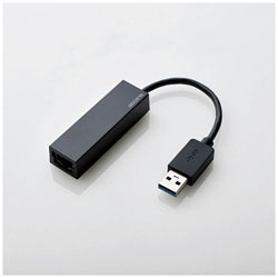 ELECOM エレコム 特価商品 EDC-GUA3-B ブラック USB-A LAN EDCGUA3B オス→メス セール品 3.0変換アダプタ