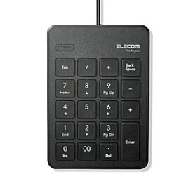 ELECOM(エレコム) TK-TCP018BK　有線テンキーボード [USB/薄型/パンタグラフ/ブラック] TKTCP018BK