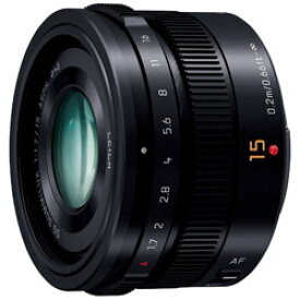 Panasonic(パナソニック) カメラレンズ　LEICA DG SUMMILUX 15mm/F1.7 ASPH.【マイクロフォーサーズマウント】（ブラック） HX015