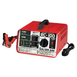楽天市場 大自工業 バッテリー充電器 Dc12 24v対応 開放型バッテリー用 定格出力 12a セルブースト 12時間設定タイマー機能付 農機 除雪車 等ノ始動用 獣除ケ等ノ電源用バッテリーニ最適 Rc 100 Rc100 ソフマップ デジタルコレクション