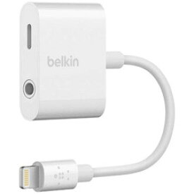 BELKIN F8J212btWHT　iPhoneX/8/8Plus/7/7Plus対応変換アダプタ （Lightning → 3.5mm / Lightning） MFi認証 F8J212BTWHT [振込不可] [代引不可]