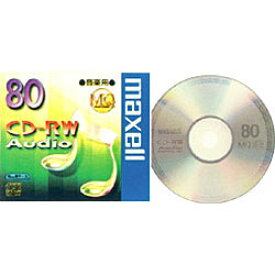 maxell 音楽用CD-RW 「MQシリーズ」（80分/1枚入り）　CDRWA80MQ.1TP CDRWA80MQ1TP