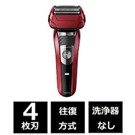 HITACHI(日立) メンズシェーバー[国内・海外対応] S-blade(エスブレード) レッド RMH-F470B-R ［4枚刃 /AC100V-240V］ RMHF470B [振込不可]